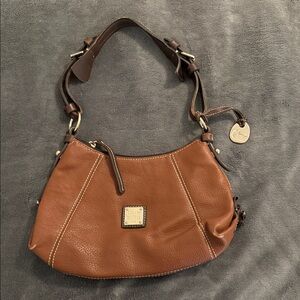 Dooney & Bourke Tan Leather Shoulder Bag